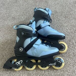 Blue Rollerblade Inline Skates